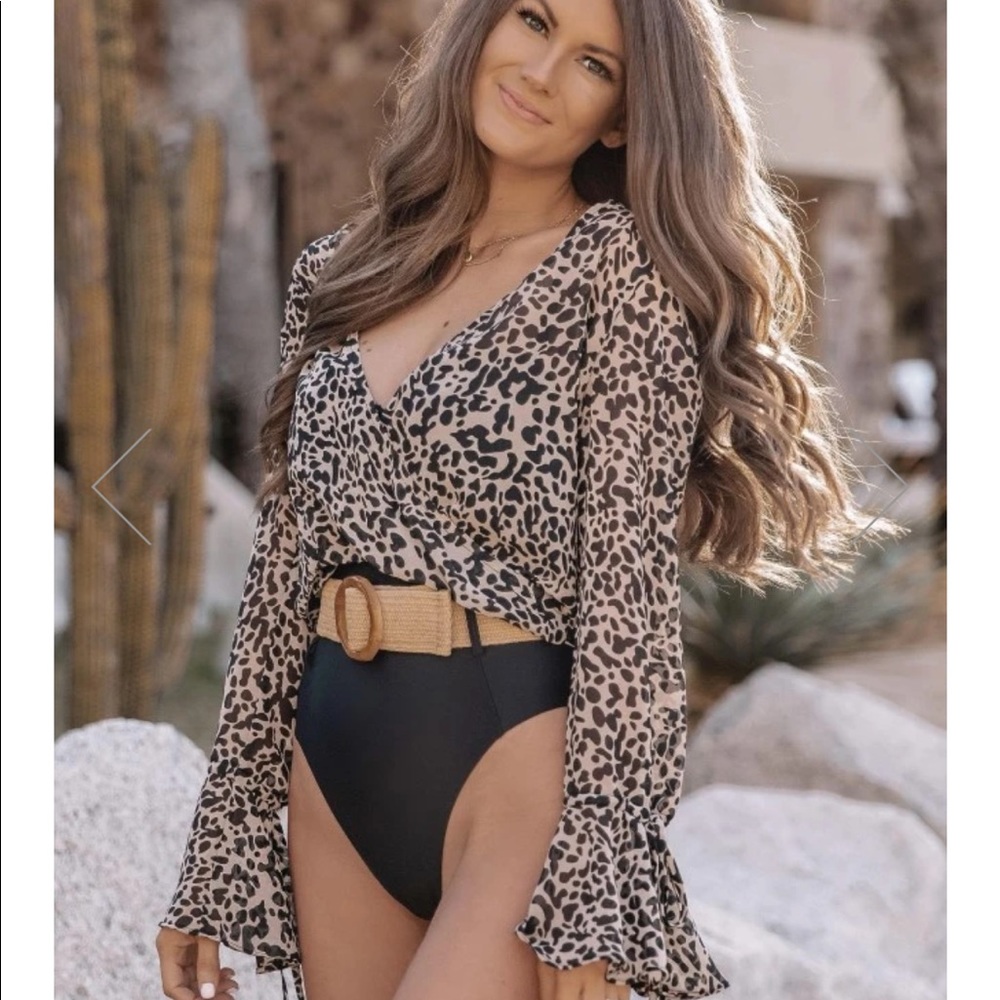 Tulum Cheetah Cover Up